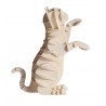Maquette 3D en papier – Chat blanc