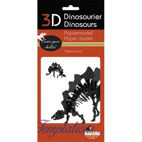 Maquette 3D en papier – Stégosaurus