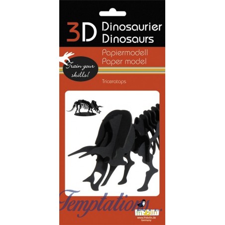 Maquette 3D en papier – Tricératops