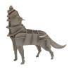 Maquette 3D en papier – Loup