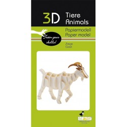 Maquette 3D en papier – Chèvre