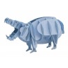 Maquette 3D en papier – Hippopotame