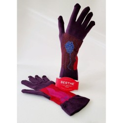 Gants prune- Berthe Aux...