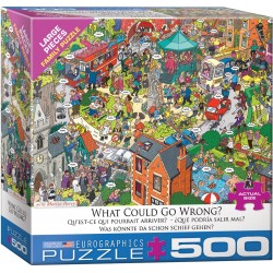 Puzzle 500 pièces- Qu'est-ce qui pourrait arriver ? - Eurographics