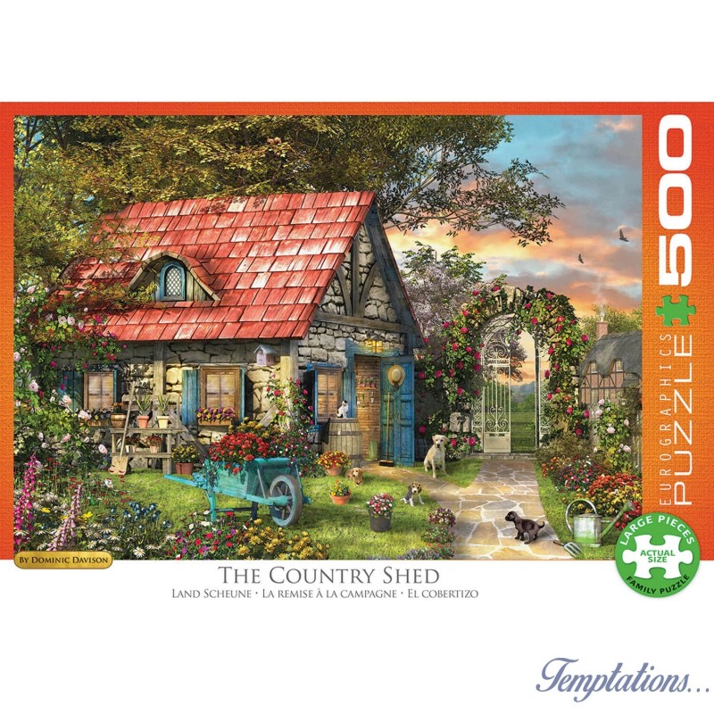 Puzzle 500 pièces- La remise à la campagne – Eurographics