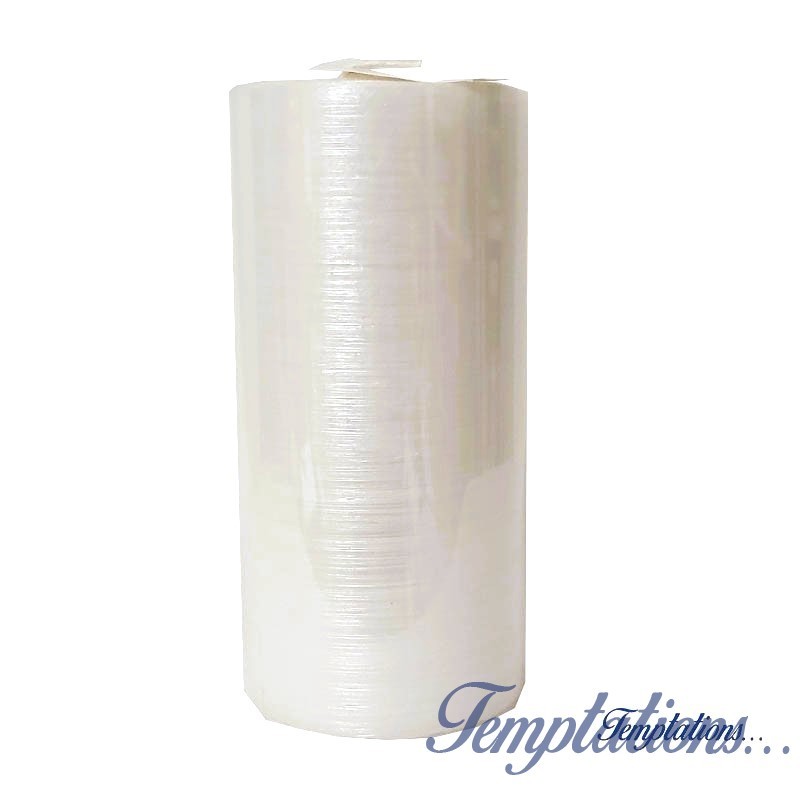 Bougie pilier soie 15 cm Blanc perle