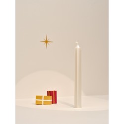 Bougie classique 20cm Blanc...