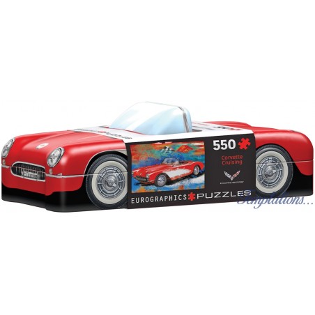 Puzzle 550 pièces- Corvette Cruising – Eurographics