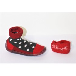 Berth shoes chaussons rouge...