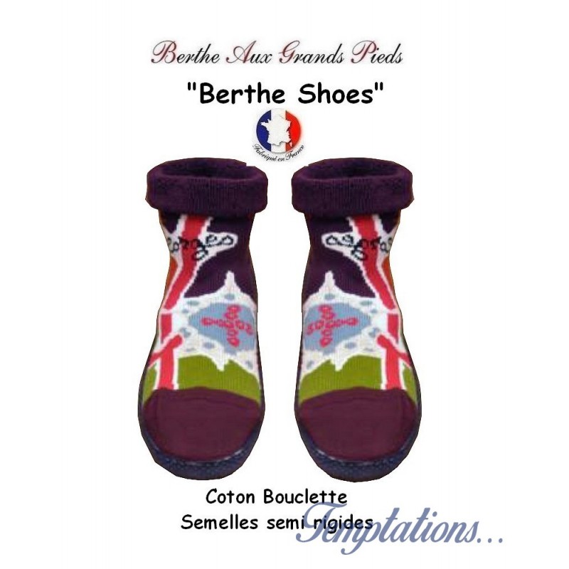 Shoes chaussons Croix De Saint Georges - Berthe Aux Grands Pieds