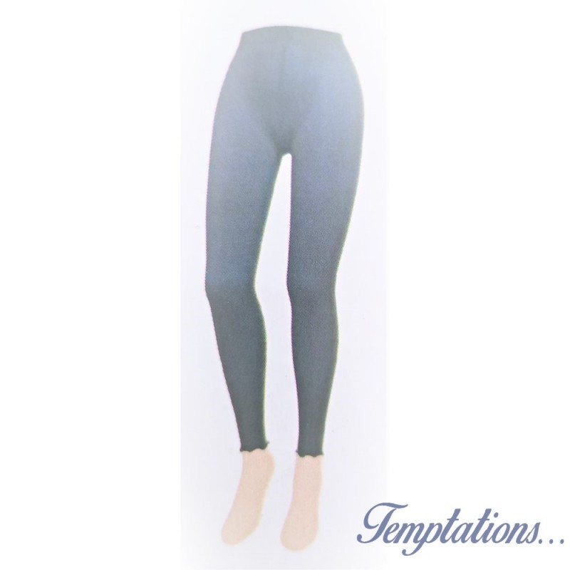 Leggings lycra métal -Berthe aux grands pieds