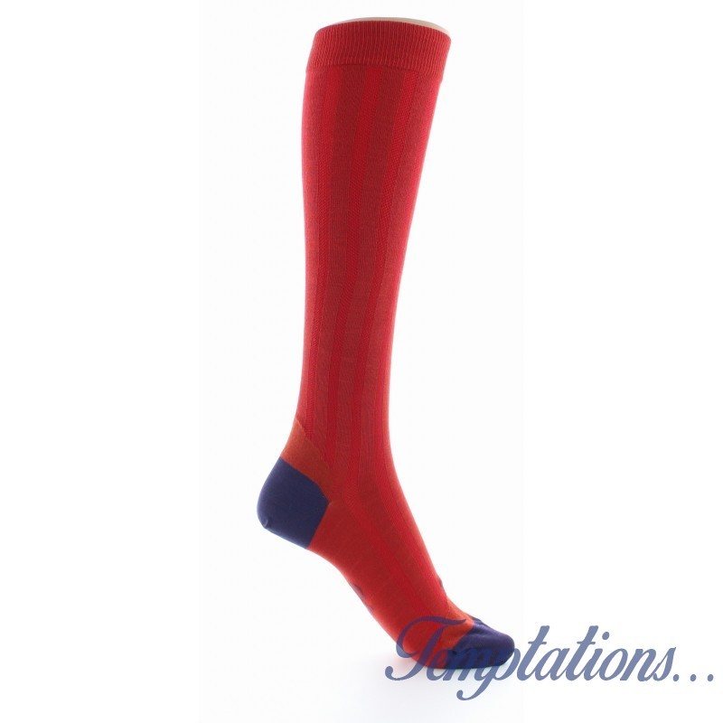 Chaussettes hautes orange 2025