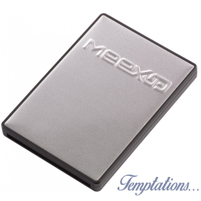 Porte-cartes Meexup compact argent/noir