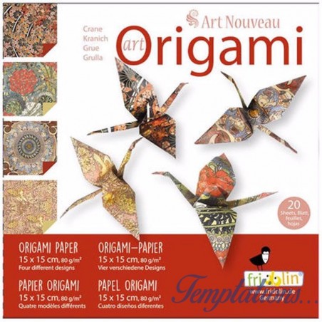Origami d'art Art Nouveau