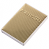 Porte-cartes Meexup compact or/blanc