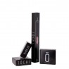 2 bougies TOCHI silver support noir