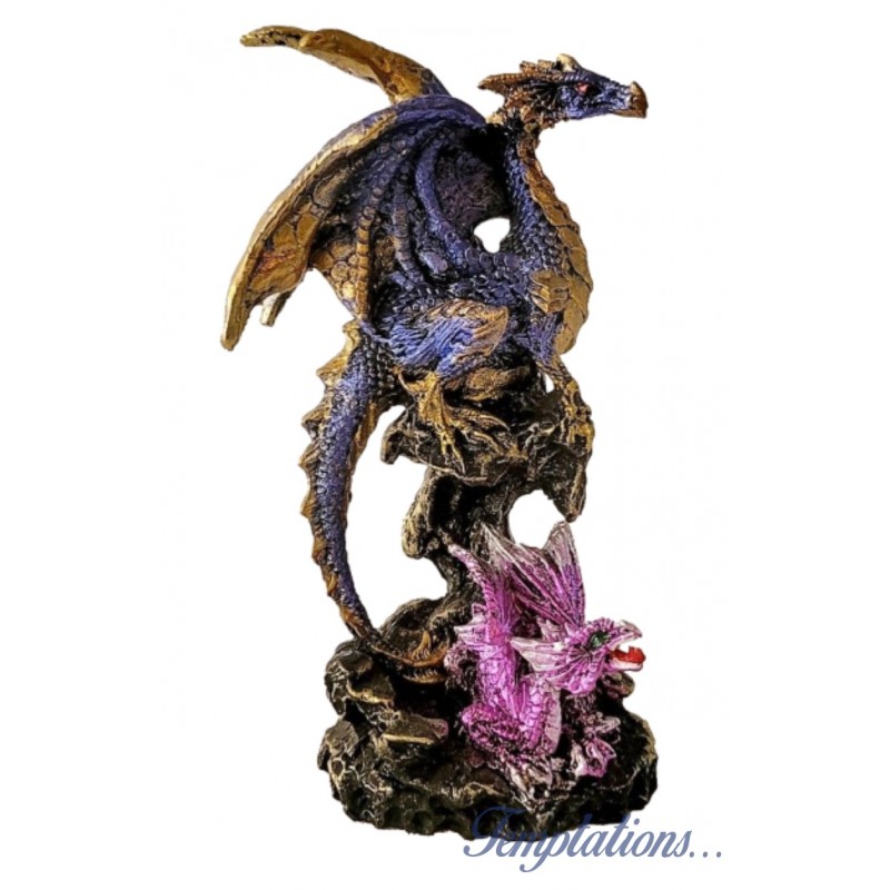 Figurine Dragon violet