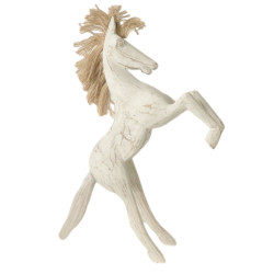 Statuette de cheval en bois