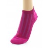 Socquettes femme invisibles en soie rose -Berthe aux grands pieds