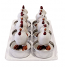 6 mini bougies Coqs – Dekoratief