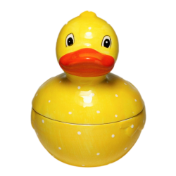 Bonbonnière canard jaune