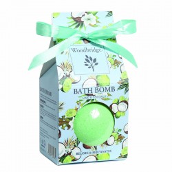 Bombe de bain parfumée Citron vert & Noix de coco 140g - Woodbridge
