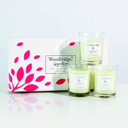 Coffret 3 bougies Lotus &...