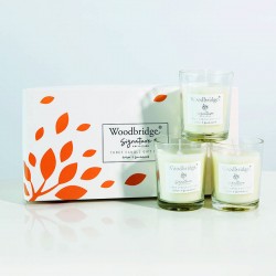 Coffret 3 bougies Amber et...