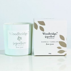Bougie parfumée Pur Lin & Pure Linen 310g - Woodbridge Collection Signature
