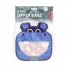 Zip sacs Hippopotames - Kikkerland