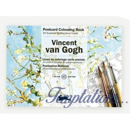 Carnet de cartes postal aquarelle Vincent van Gogh – Pépin Press