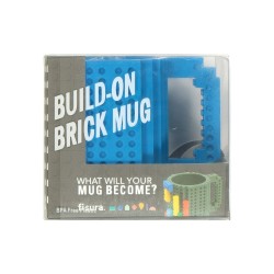 Mug Build on Brick bleu-...