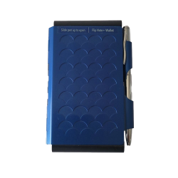 Flip Notes portefeuille Blue scale - Wellspring