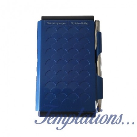 Flip Notes portefeuille Blue scale - Wellspring