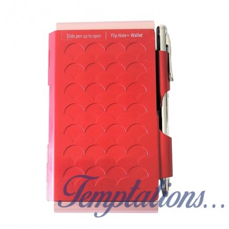 Flip Notes portefeuille Red scale - Wellspring