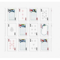 Bloc-notes cartes à jouer