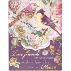 Bloc-notes de poche Plum Bird friends (46571) - Punch studio