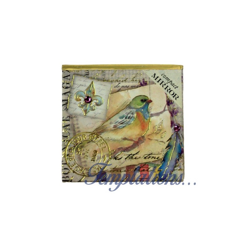 Miroir de poche oiseau – Punch studio