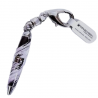 Mini stylo porte-clés mauve,noir et blanc - Catwalk