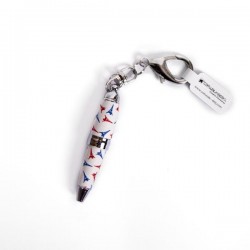 Mini stylo porte-clés Blanc Tour Eiffel - Catwalk
