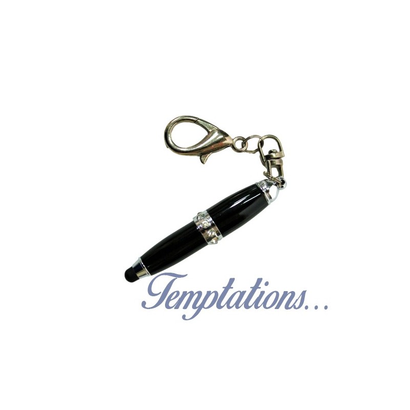 Mini tactile porte-clés Noir - Catwalk