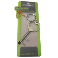 Porte-clés "Key" avec décapsuleur et stylet intégrés - Munkees