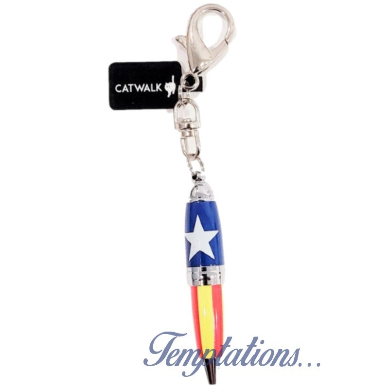 Mini stylo porte-clés Drapeau Catalan– Catwalk