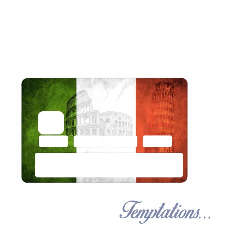 Sticker pour CB - Drapeau italien - UPPER
