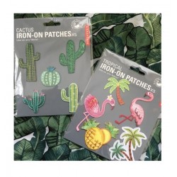 Patchs thermocollants cactus - Kikkerland