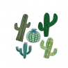 Patchs thermocollants cactus - Kikkerland