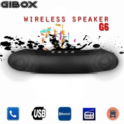 Enceinte Bluetooth GIBOX G6 noir