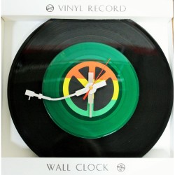 Horloge Vinyle Peace and Love