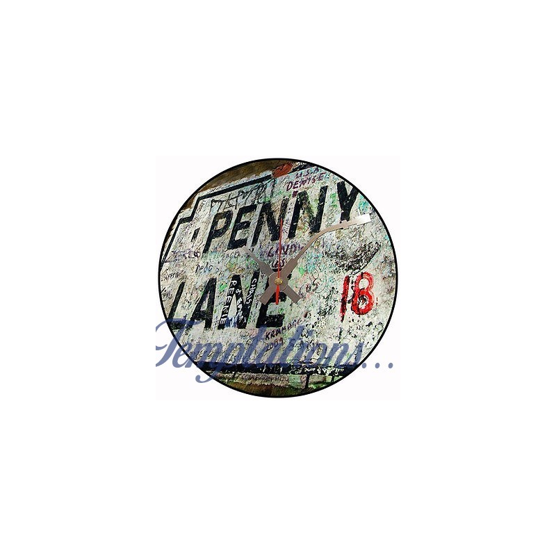 Horloge Vinyle Penny Lane (Beatles)