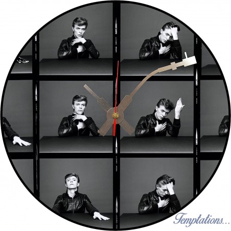 Horloge Vinyle David Bowie (séance photo)